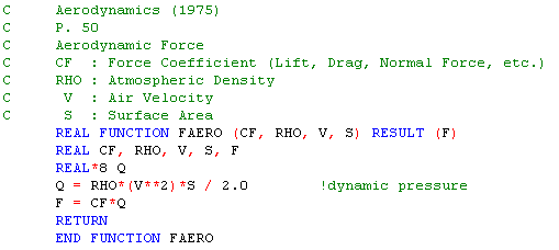 FORTRAN function FAREO